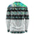 New Zealand Aotearoa Long Sleeve Shirt With Paua Shell Kowhaiwhai Pattern LT05 - Polynesian Pride