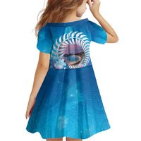 New Zealand Matapouri Beach Landscape Family Matching Mermaid Dress and Hawaiian Shirt LT05 - Polynesian Pride