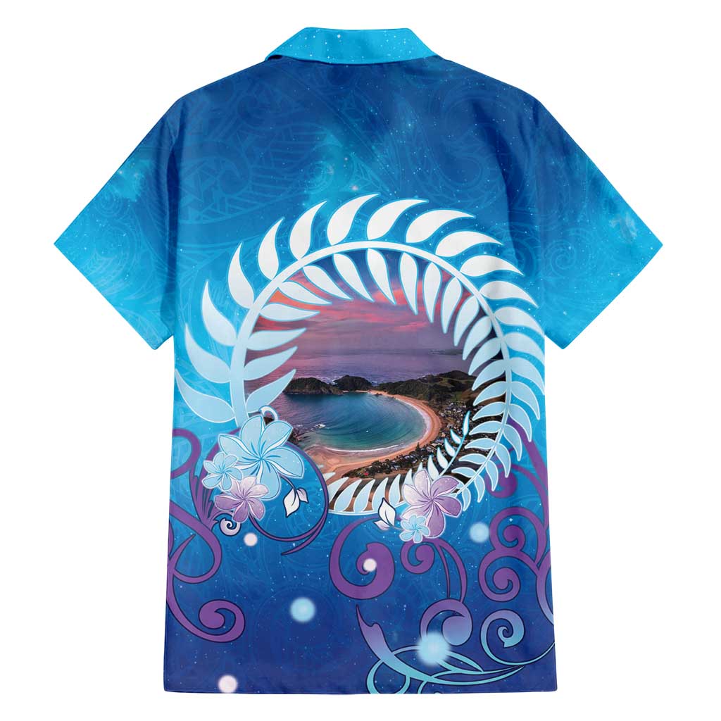 New Zealand Matapouri Beach Landscape Family Matching Tank Maxi Dress and Hawaiian Shirt LT05 - Polynesian Pride