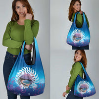 New Zealand Matapouri Beach Landscape Grocery Bag