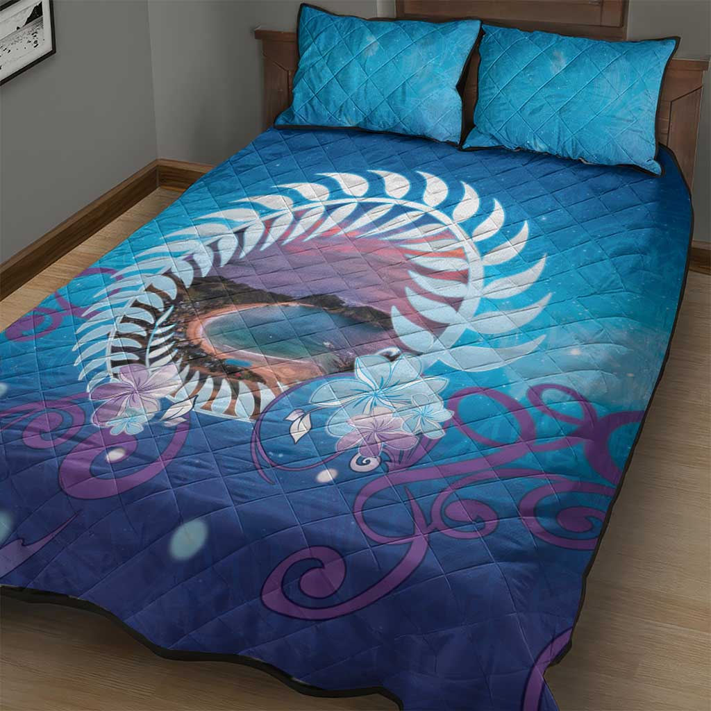New Zealand Matapouri Beach Landscape Quilt Bed Set