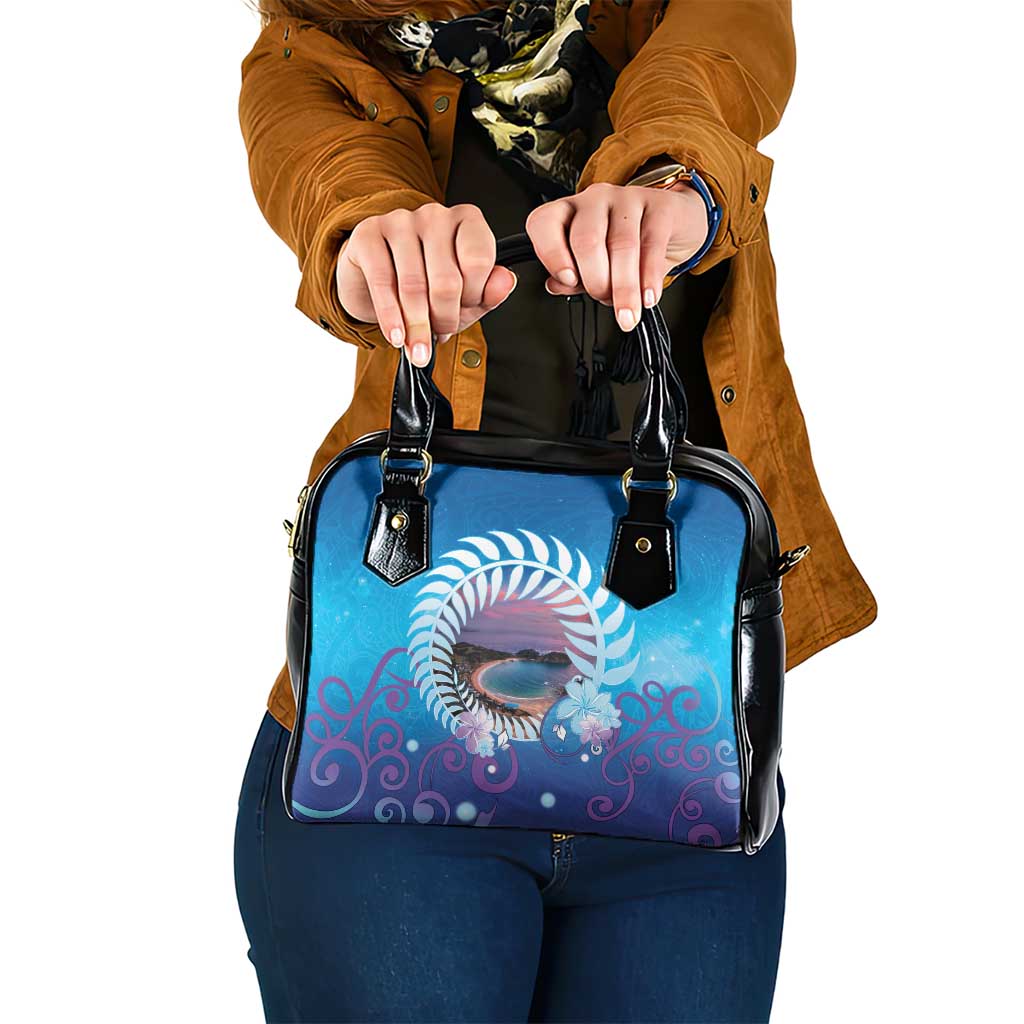 New Zealand Matapouri Beach Landscape Shoulder Handbag LT05 One Size Blue - Polynesian Pride