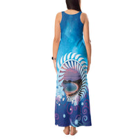 New Zealand Matapouri Beach Landscape Tank Maxi Dress LT05 - Polynesian Pride