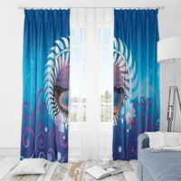 New Zealand Matapouri Beach Landscape Window Curtain LT05 - Polynesian Pride