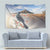 New Zealand Mount Taranaki Landscape Tapestry Kokako Bird Polynesian Style