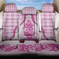Aloha Hawaii Palaka Back Car Seat Cover Pink Plumeria Lei - Polynesian Pride