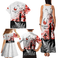 Kei Wareware Tatou New Zealand ANZAC Day Family Matching Tank Maxi Dress and Hawaiian Shirt Lest We Forget LT05 - Polynesian Pride