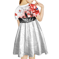 Kei Wareware Tatou New Zealand ANZAC Day Kid Short Sleeve Dress Lest We Forget LT05 - Polynesian Pride