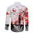 Kei Wareware Tatou New Zealand ANZAC Day Long Sleeve Button Shirt Lest We Forget LT05 - Polynesian Pride