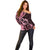 New Zealand Valentine Off Shoulder Sweater Aroha Sweet Pink Piwakawaka