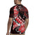 Personalised Hawaii Valentine Day Rugby Jersey Polynesian Hibiscus Art Style Red