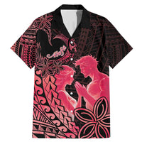 Alofa Samoa Valentine Red Family Matching Mermaid Dress and Hawaiian Shirt Love Is The Greatest Thing