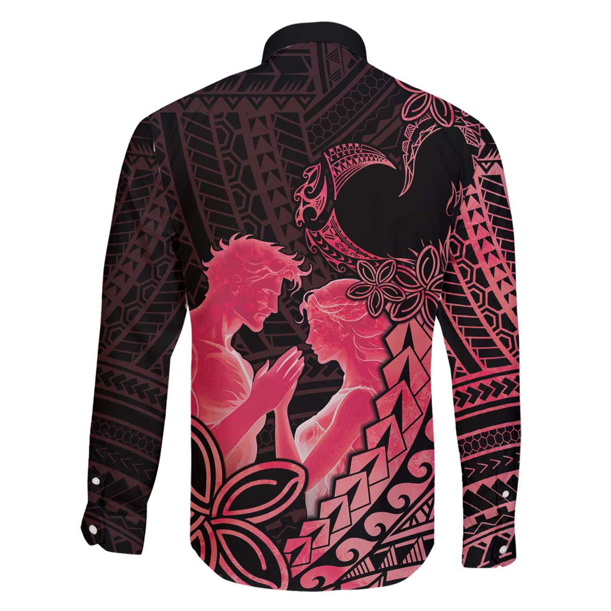 Alofa Samoa Valentine Red Family Matching Off The Shoulder Long Sleeve Dress and Hawaiian Shirt Love Is The Greatest Thing