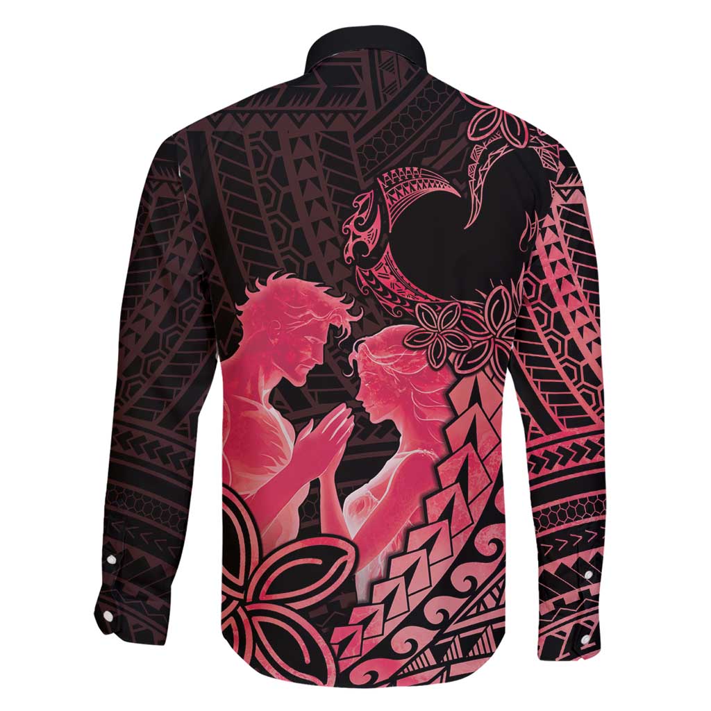 Alofa Samoa Valentine Red Family Matching Short Sleeve Bodycon Dress and Hawaiian Shirt Love Is The Greatest Thing