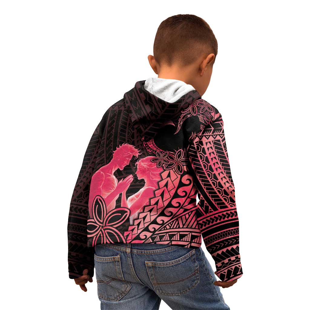 Alofa Samoa Valentine Red Kid Hoodie Love Is The Greatest Thing