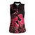 Alofa Samoa Valentine Red Women Sleeveless Polo Shirt Love Is The Greatest Thing