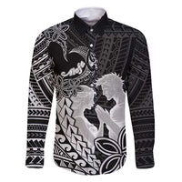 Alofa Samoa Valentine Black Family Matching Summer Maxi Dress and Hawaiian Shirt Love Is The Greatest Thing