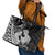 Alofa Samoa Valentine Black Leather Tote Bag Love Is The Greatest Thing
