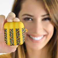 Aloha Hawaii Mardi Gras AirPods Case Gold Style