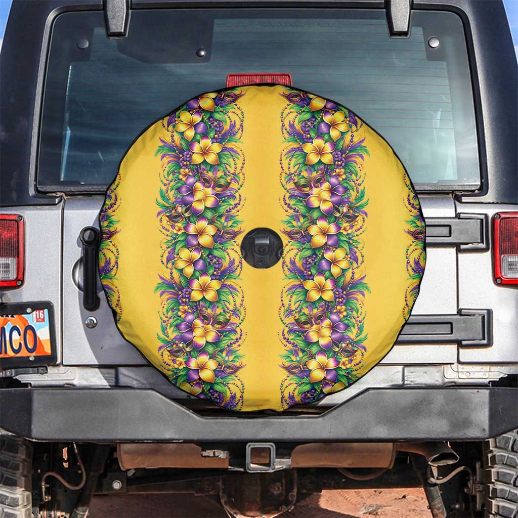 Aloha Hawaii Mardi Gras Spare Tire Cover Gold Style LT05 Gold - Polynesian Pride