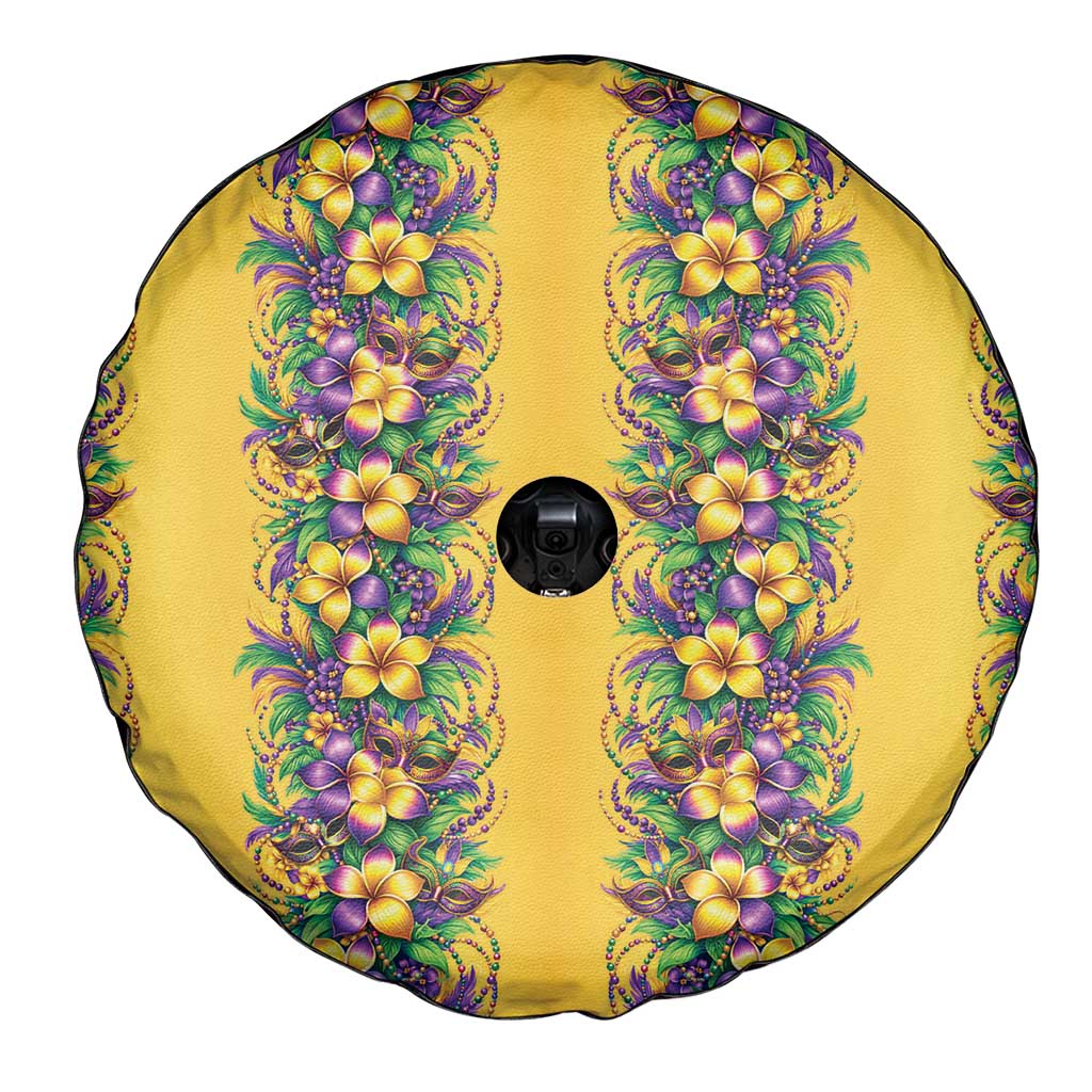 Aloha Hawaii Mardi Gras Spare Tire Cover Gold Style LT05 - Polynesian Pride