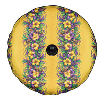 Aloha Hawaii Mardi Gras Spare Tire Cover Gold Style LT05 - Polynesian Pride