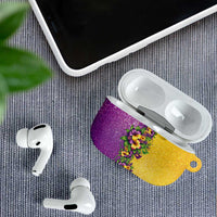 Hawaii Mardi Gras AirPods Case Plumeria Lei Beads Glitter Style LT05 - Polynesian Pride
