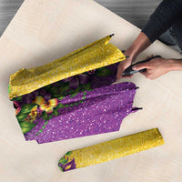 Hawaii Mardi Gras Umbrella Plumeria Lei Beads Glitter Style