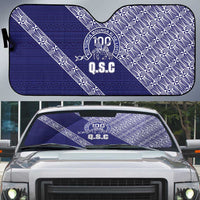 Tonga Queen Salote College Auto Sun Shade 100 Years Anniversary Navy Color