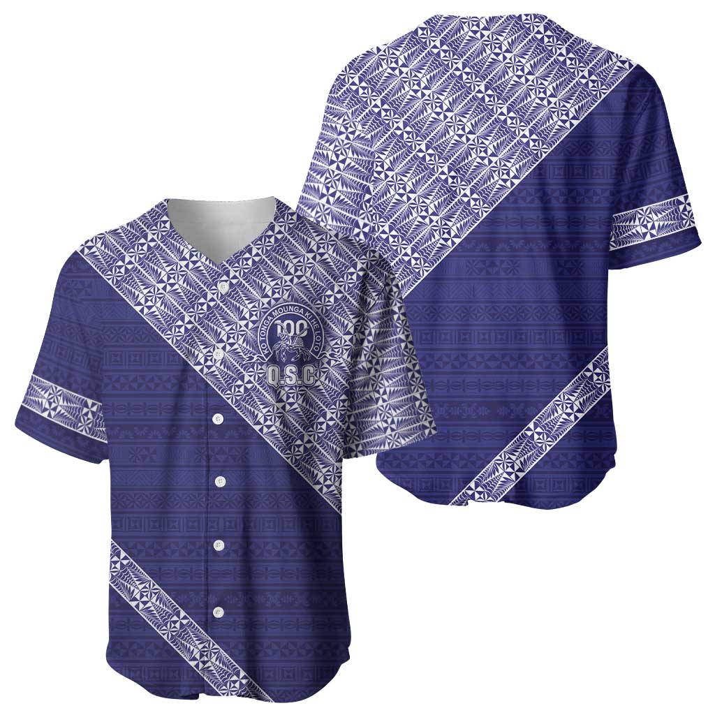 Tonga Queen Salote College Baseball Jersey 100 Years Anniversary Navy Color