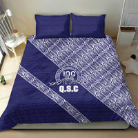 Tonga Queen Salote College Bedding Set 100 Years Anniversary Navy Color