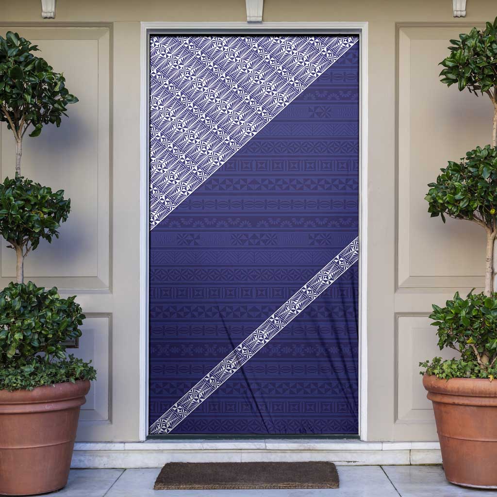 Tonga Queen Salote College Door Cover 100 Years Anniversary Navy Color