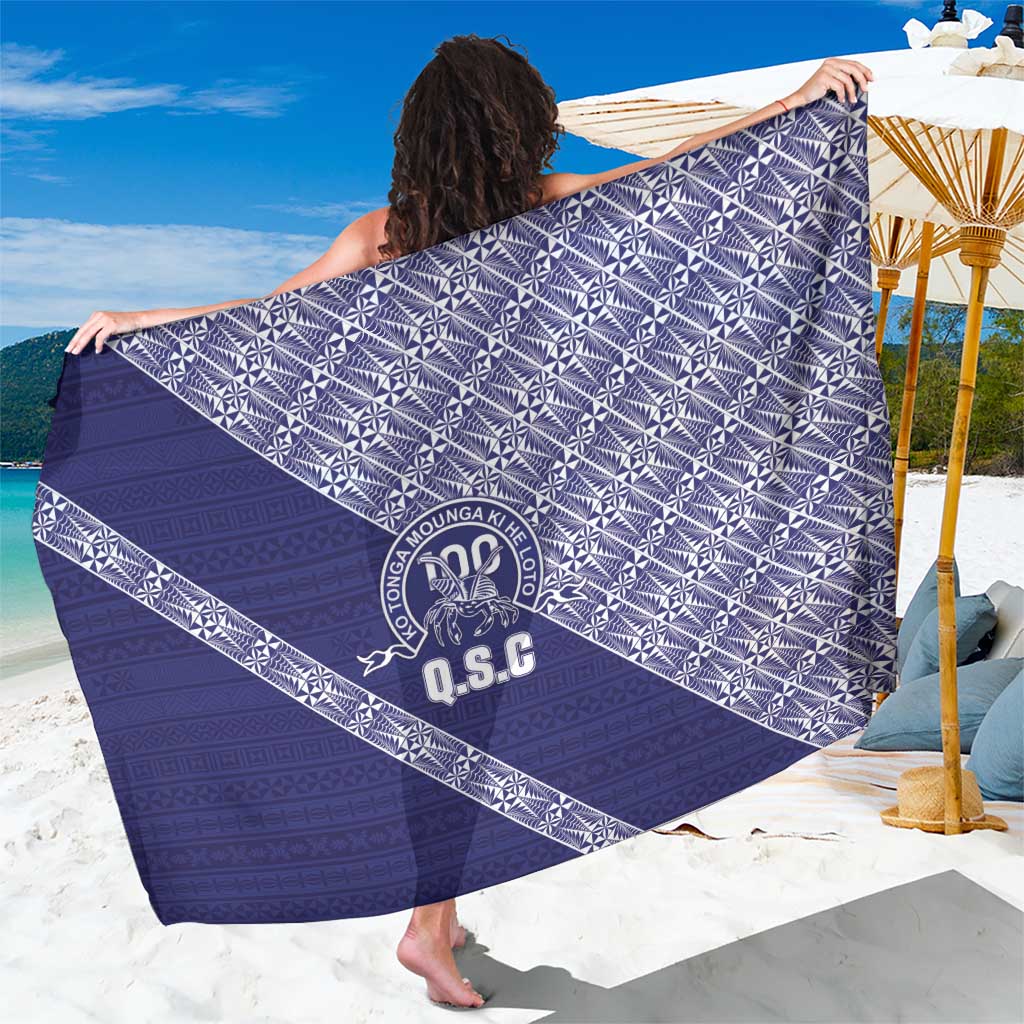 Tonga Queen Salote College Sarong 100 Years Anniversary Navy Color