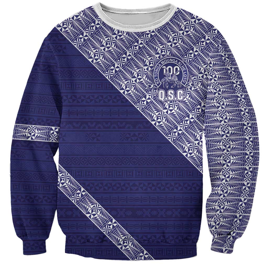 Tonga Queen Salote College Sweatshirt 100 Years Anniversary Navy Color