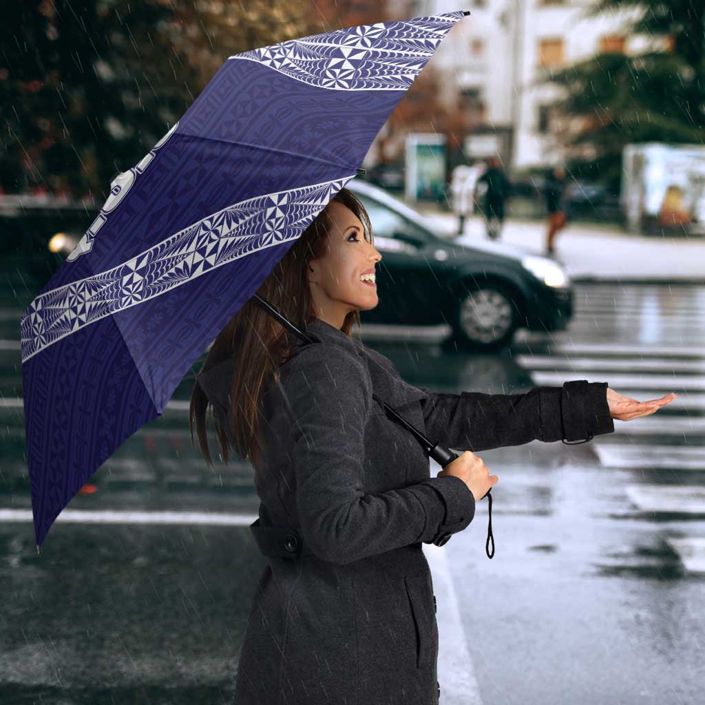 Tonga Queen Salote College Umbrella 100 Years Anniversary Navy Color LT05 - Polynesian Pride