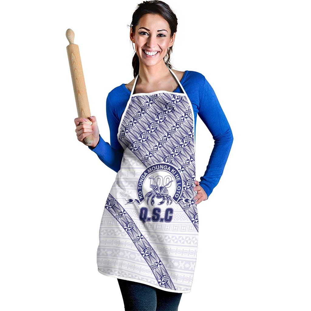 Tonga Queen Salote College Apron 100 Years Anniversary White Color