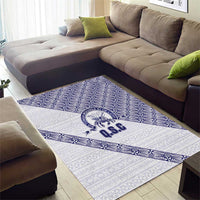 Tonga Queen Salote College Area Rug 100 Years Anniversary White Color
