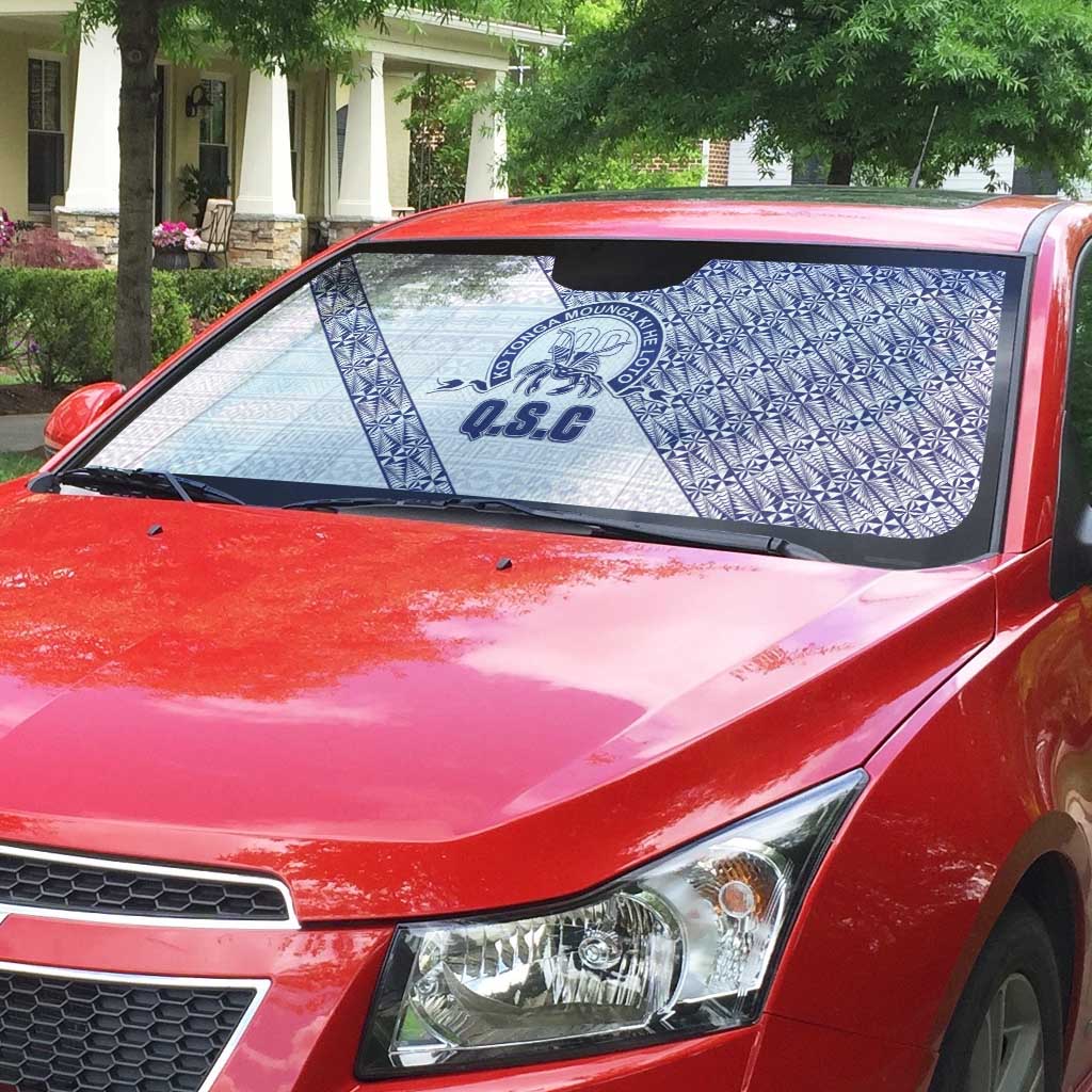 Tonga Queen Salote College Auto Sun Shade 100 Years Anniversary White Color