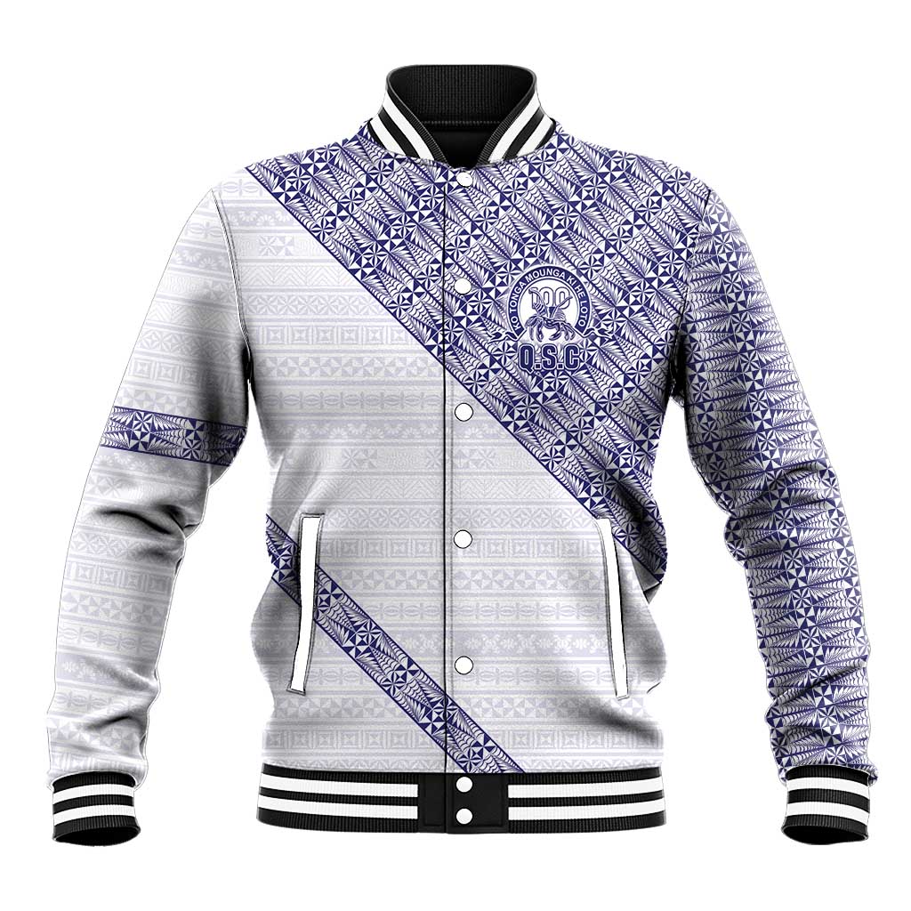Tonga Queen Salote College Baseball Jacket 100 Years Anniversary White Color LT05 Unisex White - Polynesian Pride