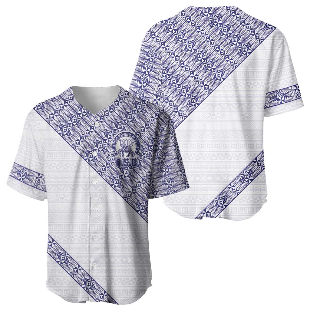 Tonga Queen Salote College Baseball Jersey 100 Years Anniversary White Color