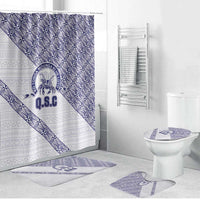 Tonga Queen Salote College Bathroom Set 100 Years Anniversary White Color LT05 Bathroom Set (4 pcs) White - Polynesian Pride