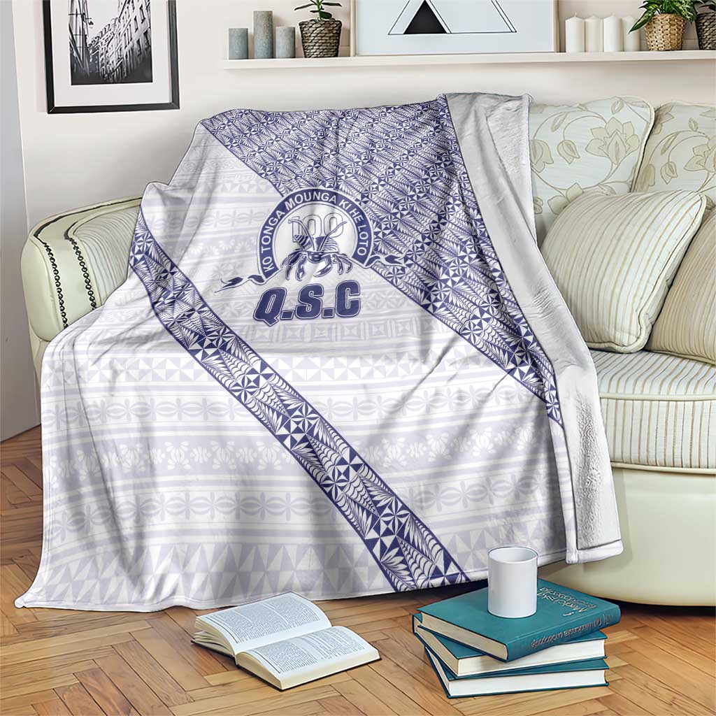 Tonga Queen Salote College Blanket 100 Years Anniversary White Color