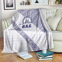 Tonga Queen Salote College Blanket 100 Years Anniversary White Color