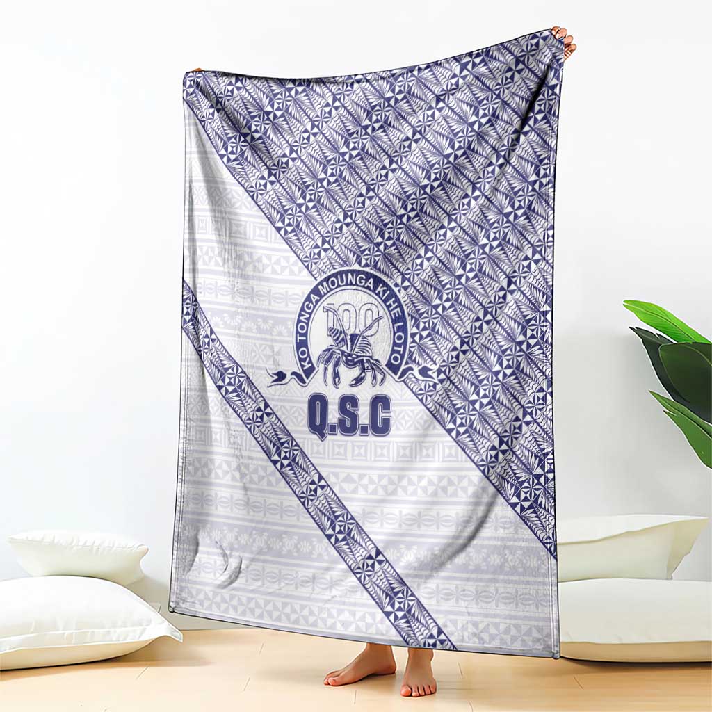 Tonga Queen Salote College Blanket 100 Years Anniversary White Color