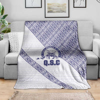 Tonga Queen Salote College Blanket 100 Years Anniversary White Color