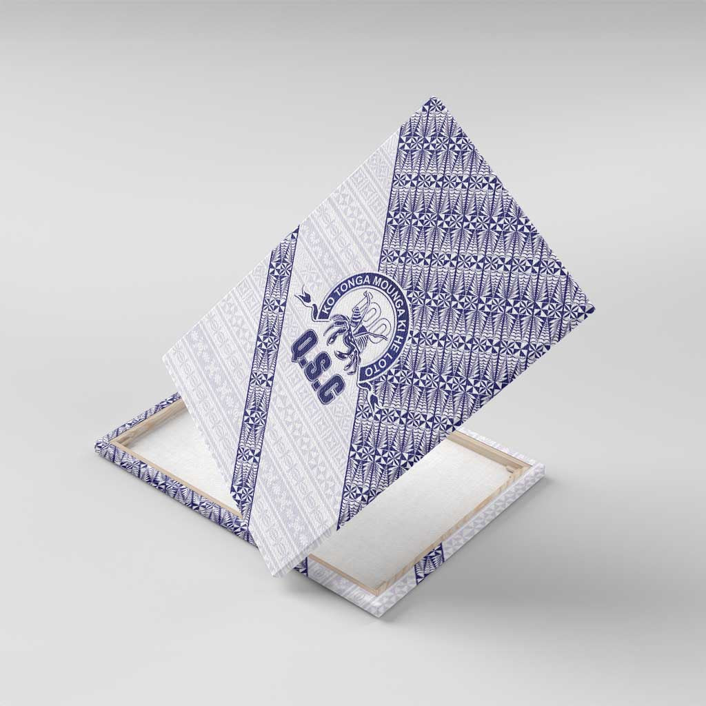 Tonga Queen Salote College Canvas Wall Art 100 Years Anniversary White Color