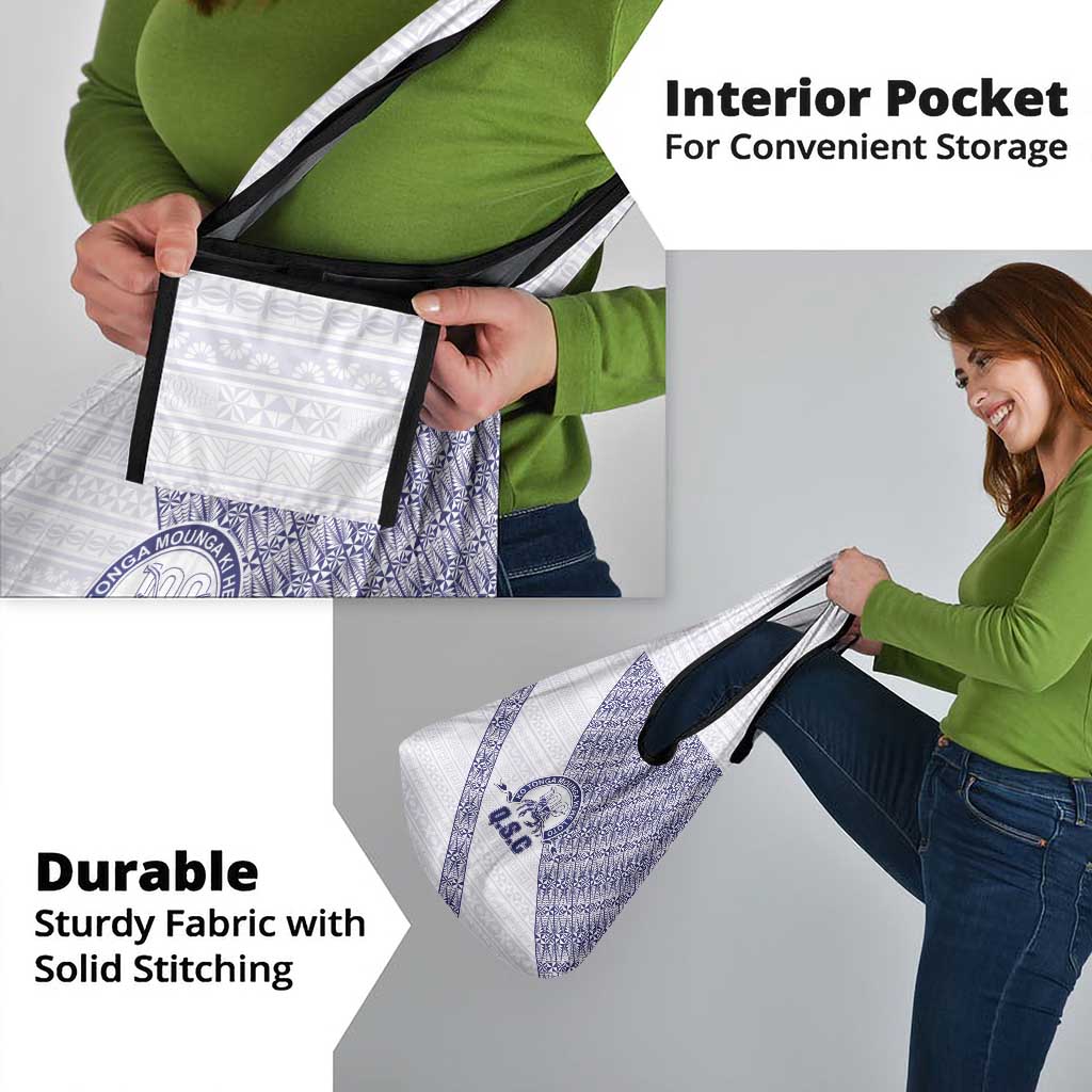 Tonga Queen Salote College Grocery Bag 100 Years Anniversary White Color