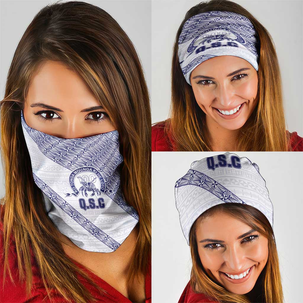 Tonga Queen Salote College Neck Gaiter 100 Years Anniversary White Color