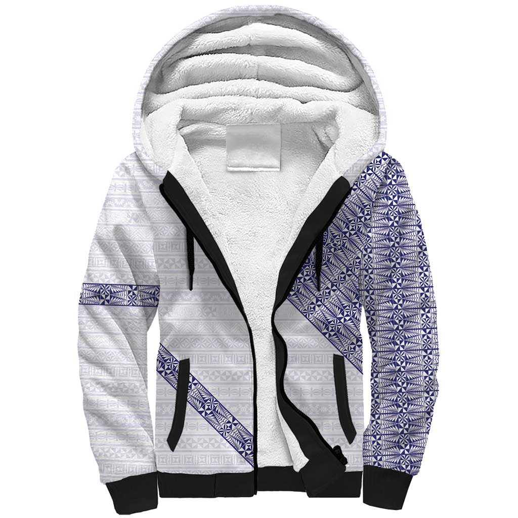 Tonga Queen Salote College Sherpa Hoodie 100 Years Anniversary White Color LT05 Unisex White - Polynesian Pride