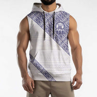 Tonga Queen Salote College Sleeveless Hoodie 100 Years Anniversary White Color LT05 - Polynesian Pride
